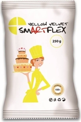 Smartflex Yellow Velvet Vanilka 250 g v sáčku, žlutá potahovací hmota