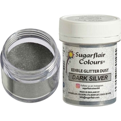 Sugarflair Edible Luster Dark Silver, 10g