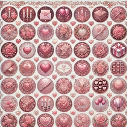 SUGAR STEAMP  - Pusinky -  předtištěné předlohy - Valentýn