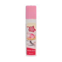 FunCakes Metalický sprej Baby Pink 100ml