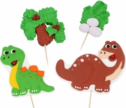 Cukrová dekorace Dinosaurus zápich B