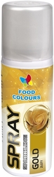 Food Colours Barva ve spreji Gold Zlatá, 50 ml