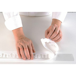 Silikonová šablona "kapky" GOCCIA pr.260x45mm