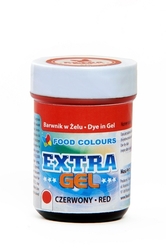 Gel barva FoodC (EXTRA Red) extra červená 35g