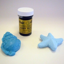 Gelová barva Sugarflair (25 g) Baby Blue, dětská modrá