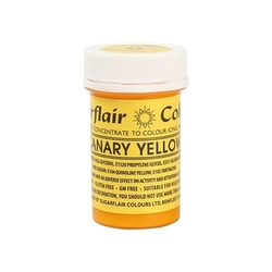 Gelová barva Sugarflair (25 g) Canary Yellow