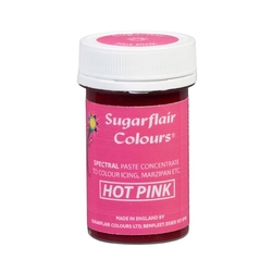 Gelová barva Sugarflair (25 g) Hot Pink