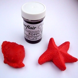 Gelová barva Sugarflair (25 g) Poppy Red