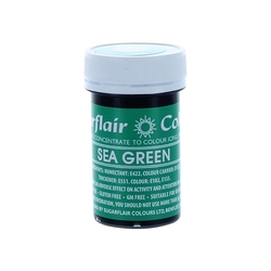 Gelová barva Sugarflair (25 g) Sea Green, mořská zelená