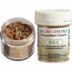 Sugarflair Sugar Crystals Gold 40 g