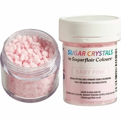 Sugarflair Sugar Crystals Baby Pink 40 g