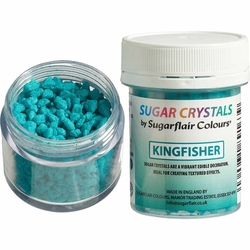 Sugarflair Sugar Crystals Kingfisher 40 g