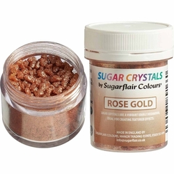  Sugarflair Sugar Crystals Rose Gold 40 g