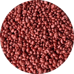 Cukrové krystalky s čokoládou ČERVENÉ METALICKÉ  50g