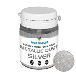 Jedlá prachová perleťová barva FC Metalic Silver