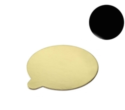Podložka na minidezert Ø 10 cm černozlatá