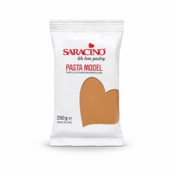 Saracino modelovací hmota light brown - světle hnědá 250g