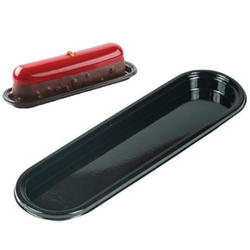 Podnos plast 3,2x14cm černý pod Eclair