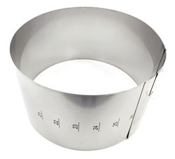 Nastavitelný ráfek kruh 21 - 26 cm (výška 14 cm)  bez měřítka