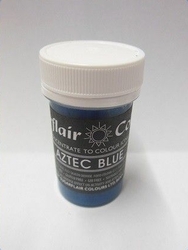 Pastelová gelová barva Sugarflair (25 g) Aztec Blue, aztécká modrá