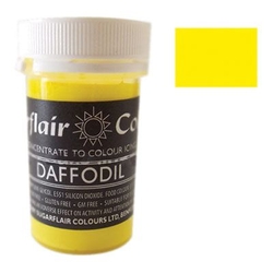 Pastelová gelová barva Sugarflair (25 g) Daffodil, žlutý narcis