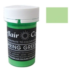Pastelová gelová barva Sugarflair (25 g) Spring Green, jarní zelená