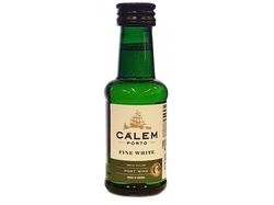 Portské víno CÁLEM Fine White, miniatura, 0,05l
