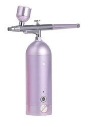 Přenosná ruční airbrush sada fialová
