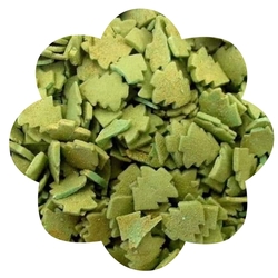Cukrové stromečky zeleno-zlaté (50 g)