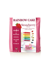 Madame Loulou Rainbow Cake JAHODA červená směs na dort 100 g