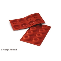 Forma silikon terakota: SAVARIN KOLEČKO pr.65mm v.21mm 50ml 8ks