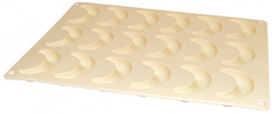 Silikonová pečící forma na vanilkové rohlíčky