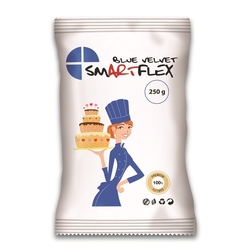 Smartflex Blue Velvet Vanilka 250 g v sáčku, modrá potahovací hmota