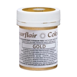 Sugarflair čokoládová barva ZLATÁ 35g 