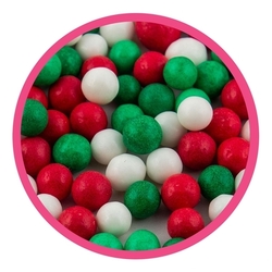 Cukrové perly Christmas mix 7 mm (50g)