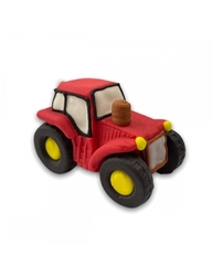 Traktor červený - Cukrová dekorace