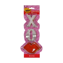 Sada vykrajovátek na sušenky Wilton - Valentines Lips XO ks/3