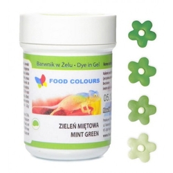 Gelová barva Food Colours (Mint Green) mentolově zelená 35 g