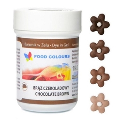 Gelová barva Food Colours (Chocolate Brown) čokoládová 35 g