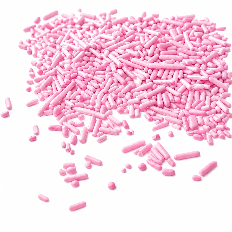 Cukrové tyčinky růžové , 50g   