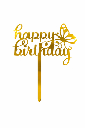 Zlatý zápich Happy Birthday č.15