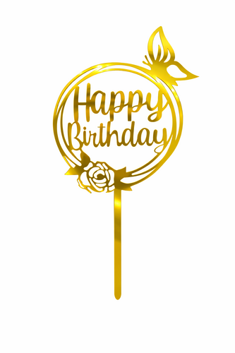 Zlatý zápich Happy Birthday č.13