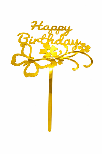 Zlatý zápich Happy Birthday č.12