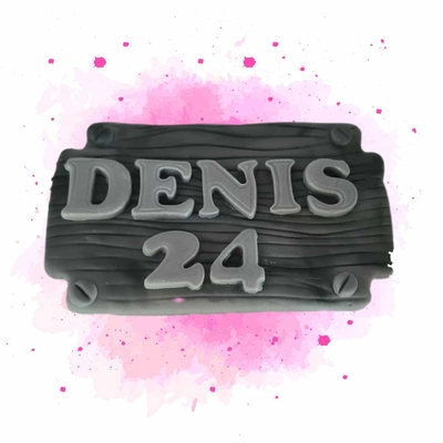 Fondánová figurka Různé cedulky
