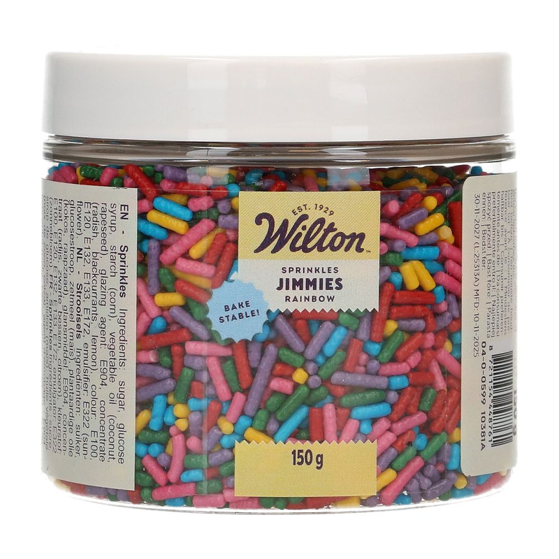 Wilton Jimmies Duhové bonbóny termnostabilní 150g