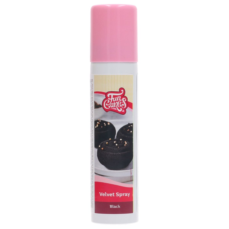 FunCakes Velvet Spray Black 100 ml