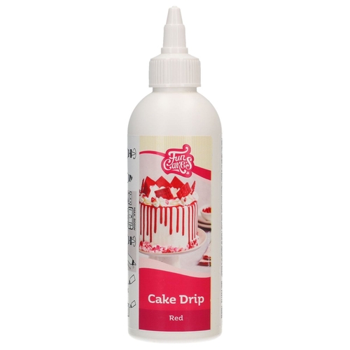 Stékající poleva DRIP SYTÉ ČERVENÁ 180g  