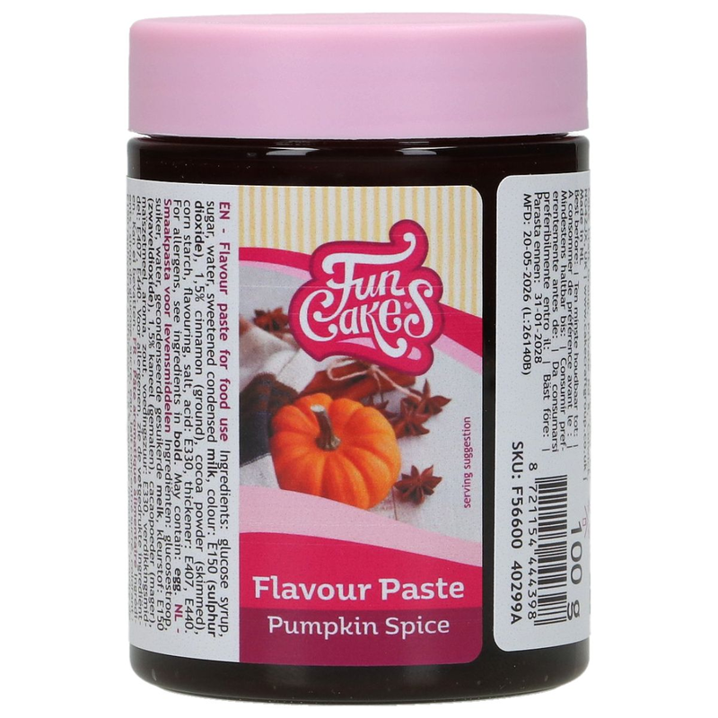 FunCakes pasta s příchutí dýňového koření 100g