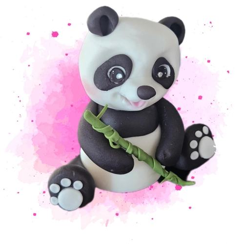 Fondánová figurka Panda