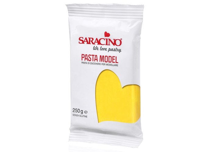 Saracino modelovací hmota Yellow - žlutá 250g 